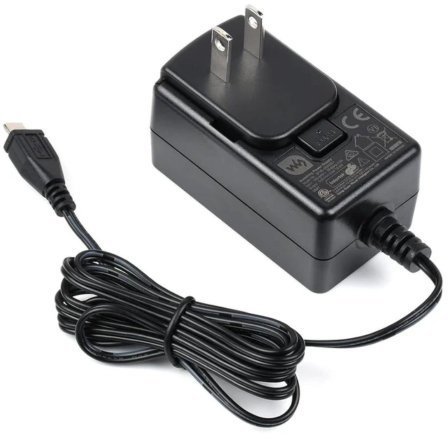 Main image of 5V/3A Power Supply Power Adapter Micro USB Output Connector 1.2m Cable US Plug