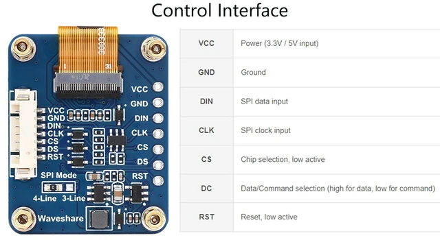 Alt view image 3 of 7 - 0.96inch RGB OLED Display Module, 64×128 Resolution 65K Colors SPI Interface Emb