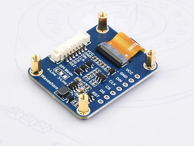 Alt view image 4 of 7 - 0.96inch RGB OLED Display Module, 64×128 Resolution 65K Colors SPI Interface Emb