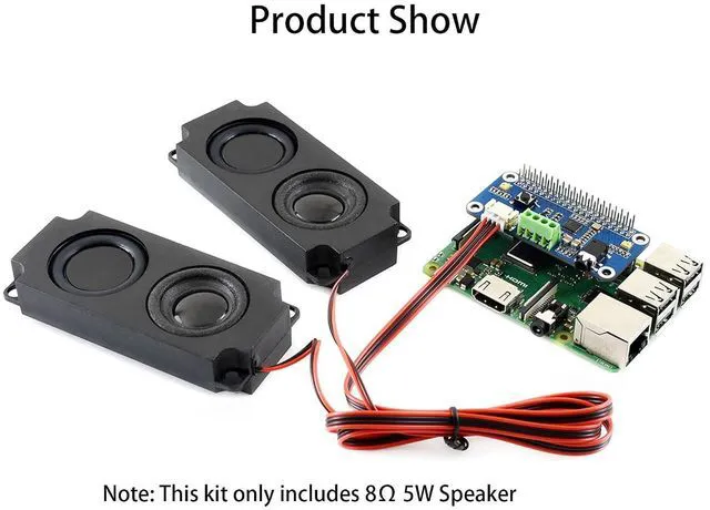 Alt view image 3 of 3 - 8 5W Speaker Compatible with WM8960 Audio Board, Waveshare 5inch HDMI LCD (G) 7