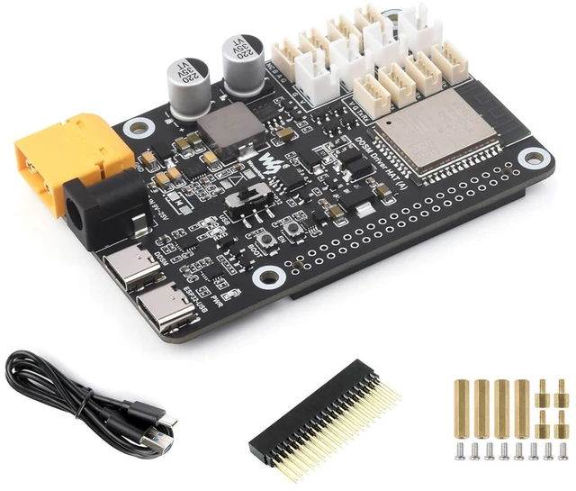 Main image of DDSM Hub Motor Driver Board Direct Drive Servo Motor Driver Board,ESP32 and Cont