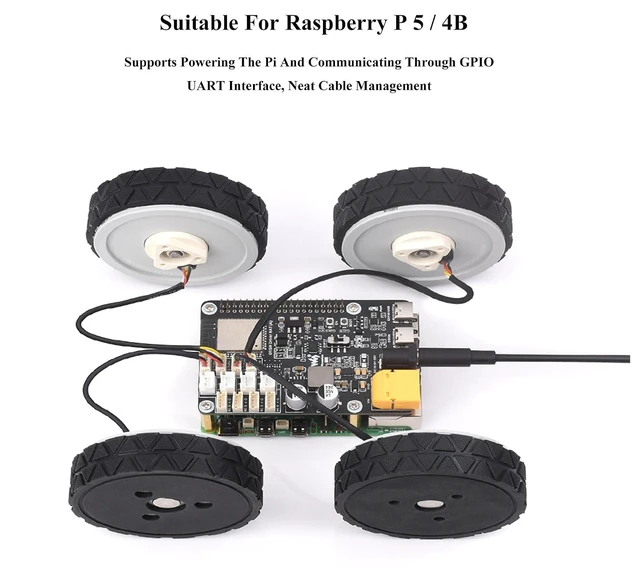 Alt view image 5 of 7 - DDSM Hub Motor Driver Board Direct Drive Servo Motor Driver Board,ESP32 and Cont