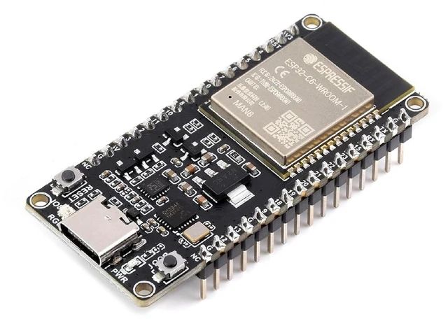Main image of ESP32-C6 Microcontroller WiFi 6 Development Board with Pre-soldered Pinheader, A