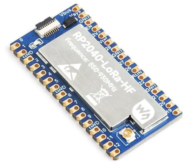 Main image of Waveshare RP2040-LoRa Development Board, Integrates SX1262 RF Chip and RP2040 Du