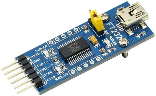 Alt view image 2 of 7 - FT232 USB UART Board (Mini), USB to TTL Serial Converter Adapter Module Onboard