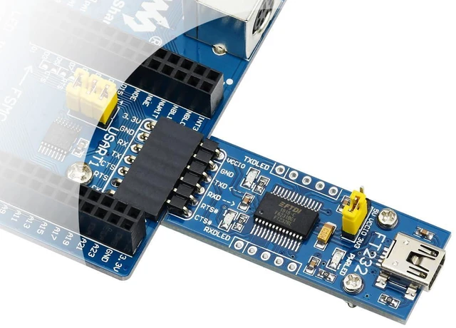 Alt view image 5 of 7 - FT232 USB UART Board (Mini), USB to TTL Serial Converter Adapter Module Onboard