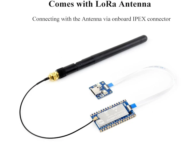 Alt view image 4 of 7 - RP2040-LoRa Development Board, SX1262 RF Chip and RP2040 Dual-Core Arm Processor