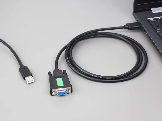Alt view image 2 of 7 - Industrial USB to RS232 Serial Adapter Cable, with Original FT232RL Chip, USB Ty