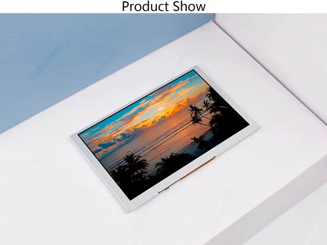 Alt view image 4 of 7 - 5inch DSI LCD Display, 800 x 480 IPS Screen, Thin and Light Design, 160°Viewing