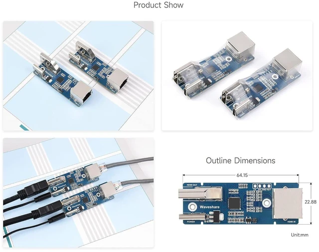 Alt view image 7 of 7 - HDMI Signal Extender, 1080P High-Definition & Lossless Transmission, Transmissio