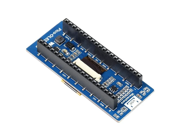Alt view image 3 of 3 - 2.23inch OLED Display Module for Raspberry Pi Pico, 128×32 Pixel Black/White Dis