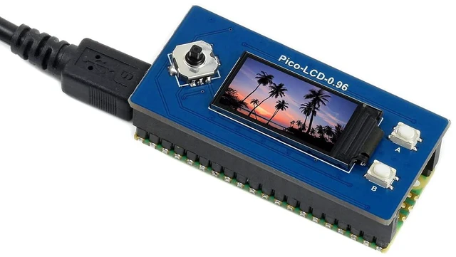 Main image of 0.96inch LCD Display Module for Raspberry Pi Pico, IPS Screen 160×80 Pixels 65K