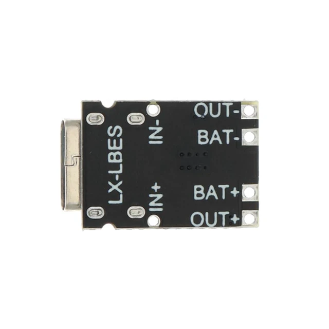 Alt view image 5 of 6 - 5pcs TP4057 1A 3.7V Lithium Battery Charging Board with Protection Type-C USB C