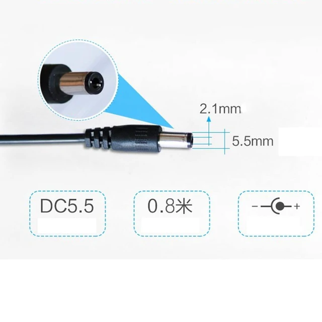 Alt view image 5 of 7 - USB Boost Converter Cable DC 5V to 9V 12V USB Step-up Cable USB to DC 5.5x2.1mm