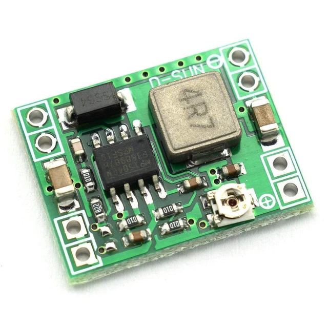 Alt view image 2 of 6 - 5pcs MP1584EN 3A Mini DC-DC Buck 24V to 12V 9V 5V 3V Adjustable Step Down Module