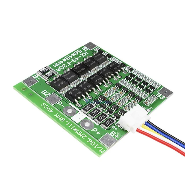 Alt view image 4 of 7 - 14.8V 4S 30A 18650 Li-ion Lithium Battery BMS PCB Integrated Circuits Protection