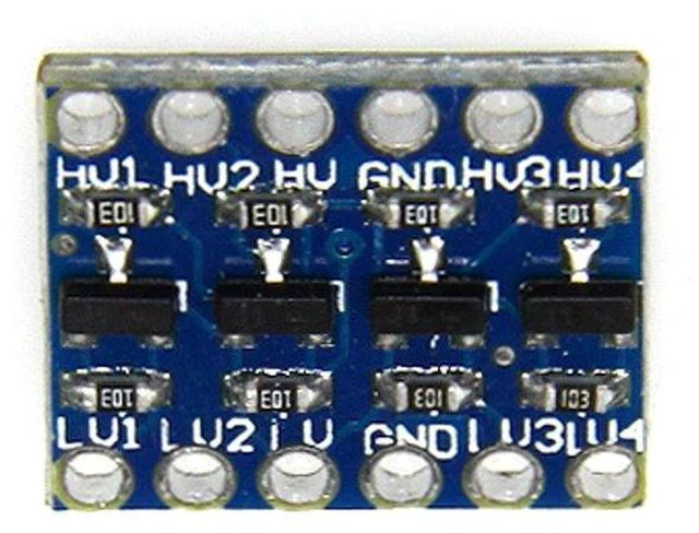 Alt view image 4 of 6 - 10pcs 4 Channels IIC I2C Logic Level Converter Bi-Directional 3.3V-5V Shifter Mo