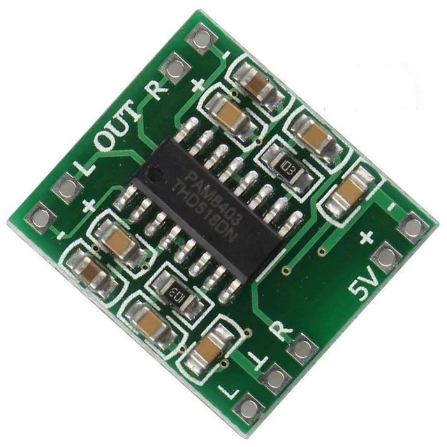 Alt view image 2 of 6 - 5pcs PAM8403 2X 3W Mini Digital Power Amplifier Board AMP Class D 2.5-5V Input (