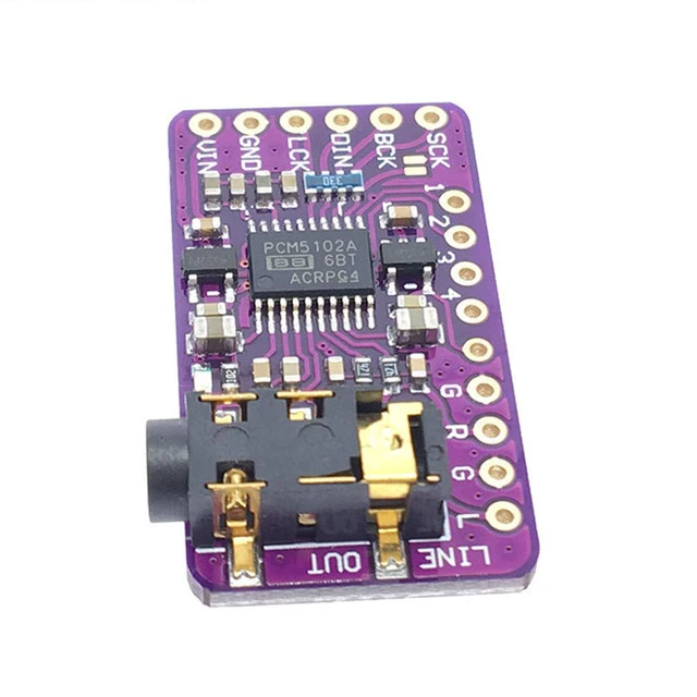 Alt view image 3 of 5 - PCM5102 I2S IIS Lossless Digital Audio DAC Decoder Module Stereo DAC Digital-to-