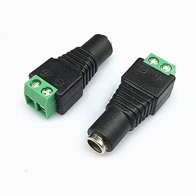 Alt view image 3 of 7 - 10Pair Male Female 5.5 X 2.1mm DC Power Plug CCTV 12V Power Terminal Connector