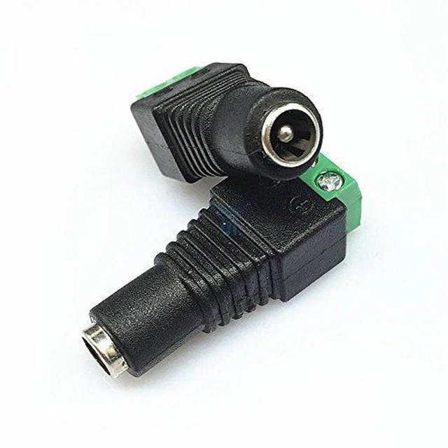 Alt view image 4 of 7 - 10Pair Male Female 5.5 X 2.1mm DC Power Plug CCTV 12V Power Terminal Connector