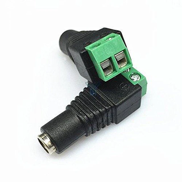 Alt view image 5 of 7 - 10Pair Male Female 5.5 X 2.1mm DC Power Plug CCTV 12V Power Terminal Connector