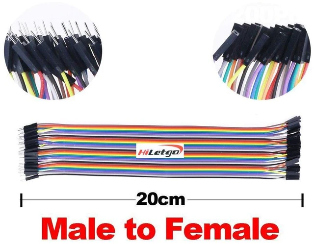 Alt view image 3 of 7 - 200pcs/5x40pcs Breadboard Jumper Wires with Male Pin or Female Pin 2.54mm 2.0mm