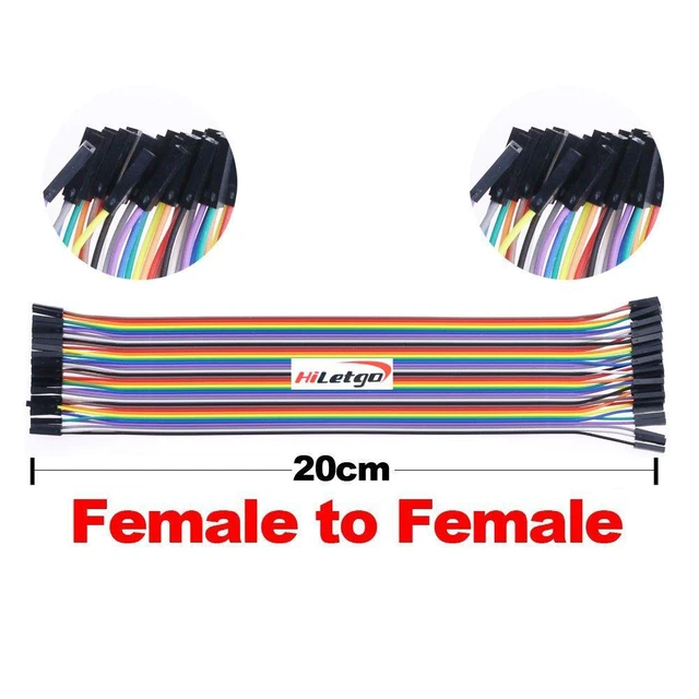 Alt view image 5 of 7 - 200pcs/5x40pcs Breadboard Jumper Wires with Male Pin or Female Pin 2.54mm 2.0mm
