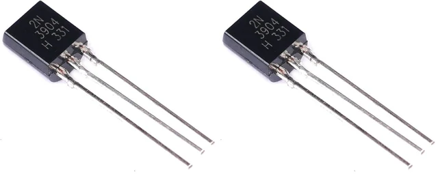 Main image of 100pcs 2N3904 TO-92 TO92 3904 NPN General Purpose Transistor (Pack of 2)