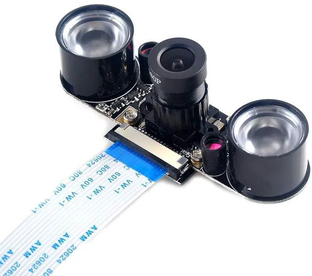 Alt view image 2 of 7 - Raspberry Pi Camera 5MP OV5647 Adjustable-Focus Webcam Night Vision Camera Modul