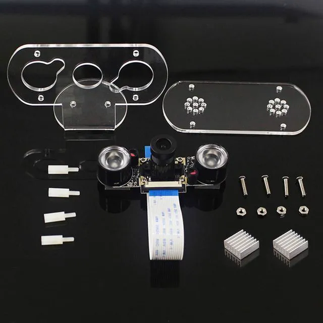 Alt view image 4 of 7 - Raspberry Pi Camera 5MP OV5647 Adjustable-Focus Webcam Night Vision Camera Modul
