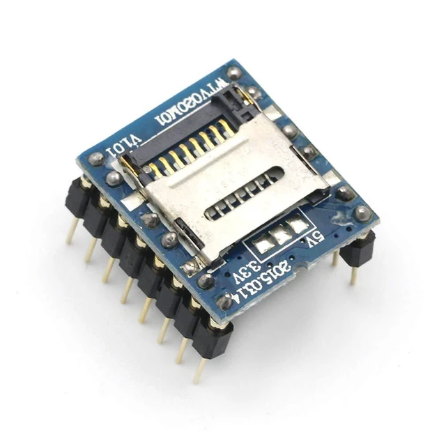 Alt view image 2 of 4 - WTV020-SD U Disk Audio Player MP3 Sound Module Voice Module with SD Card Slot UA