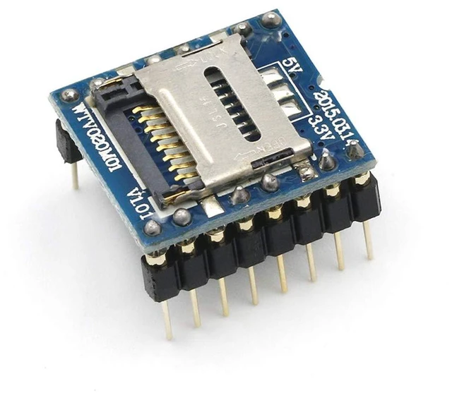 Main image of WTV020-SD U Disk Audio Player MP3 Sound Module Voice Module with SD Card Slot UA