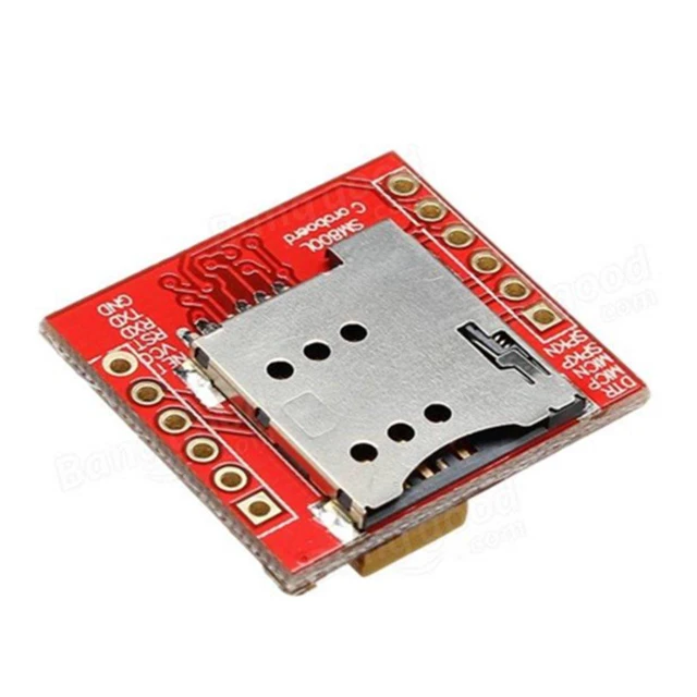 Alt view image 3 of 6 - Smallest SIM800L GPRS GSM Breakout Module Quad-Band 850/900/1800/1900MHz SIM Car