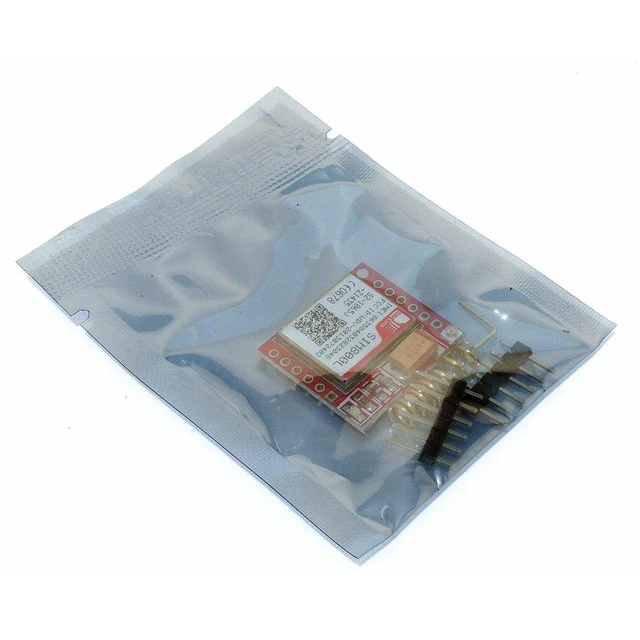 Alt view image 5 of 6 - Smallest SIM800L GPRS GSM Breakout Module Quad-Band 850/900/1800/1900MHz SIM Car