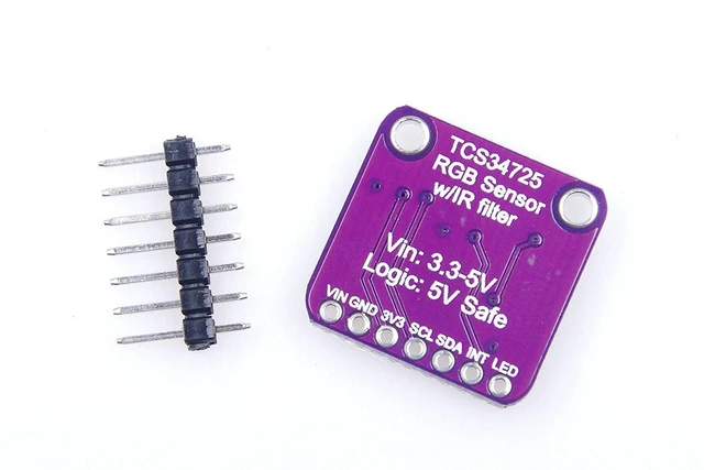 Alt view image 2 of 4 - TCS-34725 TCS34725 RGB Light Color Sensor Colour Recognition Module RGB Color Se