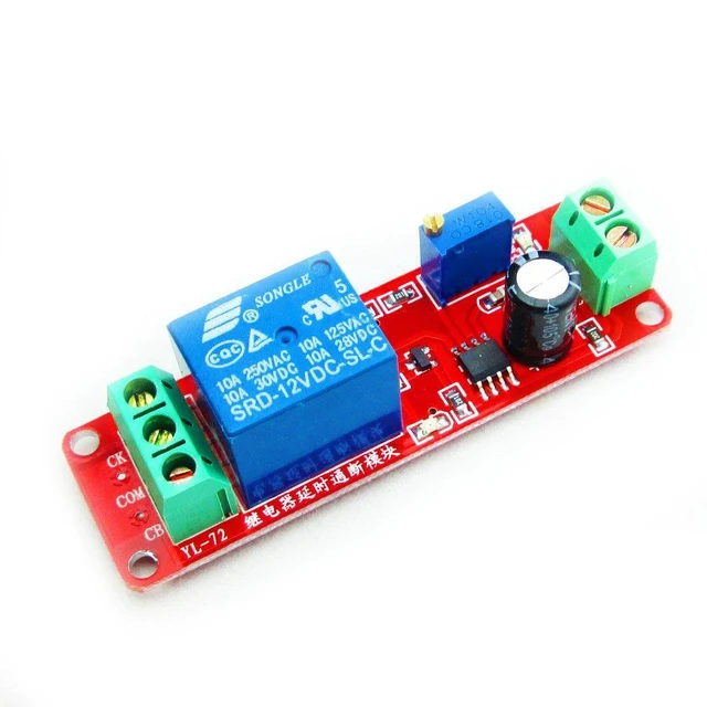 Main image of NE555 DC 12V Delay Timer Switch Adjustable Module 0 to 10 Second