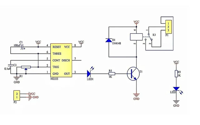 Alt view image 4 of 7 - 5pcs NE555 DC 12V Delay Timer Switch Adjustable Module 0 to 10 Second