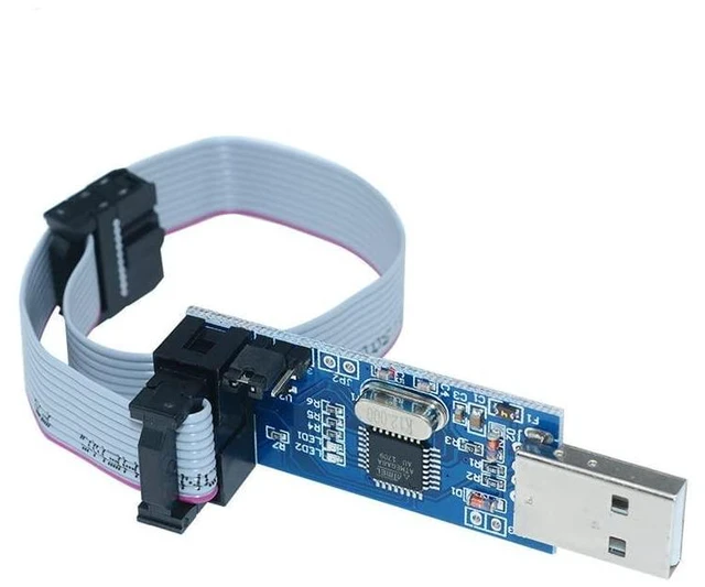 Main image of 51 AVR ATMEGA8 Programmer USBasp USB ISP 10 Pin USB Programmer 3.3V/5V with Cabl