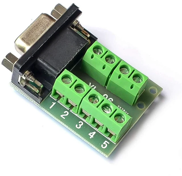 Alt view image 2 of 4 - 2pcs DB9 Female Adapter RS232 to Terminal RS232 Serial to Terminal DB9 Connector
