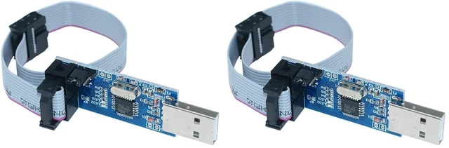Main image of 51 AVR ATMEGA8 Programmer USBasp USB ISP 10 Pin USB Programmer 3.3V/5V with Cabl