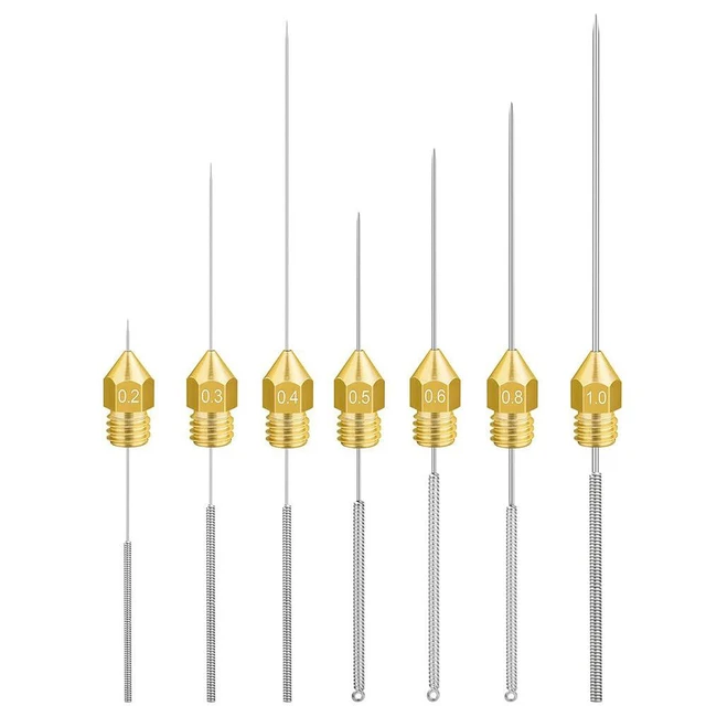 Alt view image 3 of 6 - 10pcs/Lot Nozzle Cleaning Needles 3D Printer Parts 0.15 0.2 0.25 0.3 0.35 0.4 0.