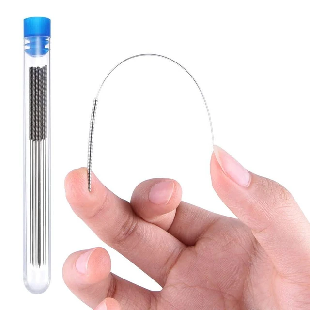 Alt view image 4 of 6 - 10pcs/Lot Nozzle Cleaning Needles 3D Printer Parts 0.15 0.2 0.25 0.3 0.35 0.4 0.