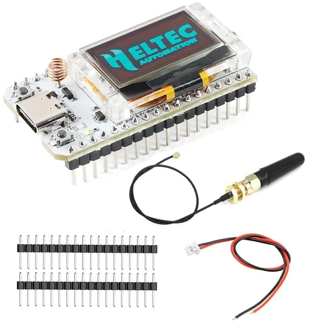 Main image of ESP32 LoRa V3 SX1262 0.96 inch OLED Display Development Board WiFi Bluetooth Dua