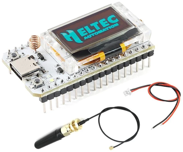 Alt view image 2 of 7 - ESP32 LoRa V3 SX1262 0.96 inch OLED Display Development Board WiFi Bluetooth Dua