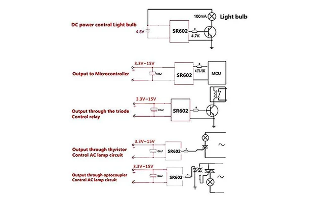 Alt view image 5 of 6 - 3pcs MINI SR602 Motion Sensor Detector Module Pyroelectric Infrared Sensory Swit