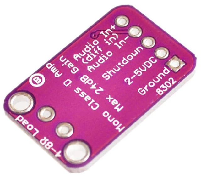 Alt view image 2 of 3 - PAM8302 2.5W Class D Single Channel Solo Audio Amplifier Board Amp Module