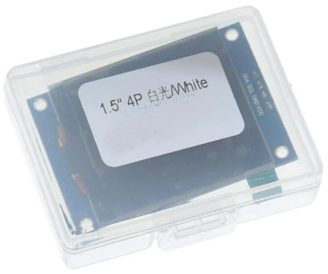 Alt view image 5 of 6 - 1.5" SH1107 128x128 OLED Display Module 1.5 Inch IIC I2C 4 Pin OLED Screen LCD D