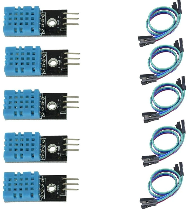 Main image of 5pcs DHT11 Temperature Humidity Sensor Module Digital Temperature Humidity Senso
