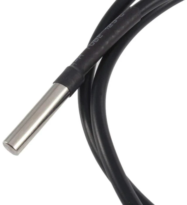 Alt view image 3 of 6 - 5pcs DS18B20 Temperature Sensor Temperature Probe Stainless Steel Package Waterp